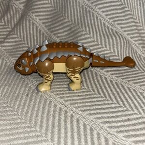 LEGO - Animal, Dinosaur - Ankylosaurus - Dark Tan Jurassic Park Authentic‎ D1